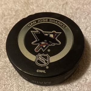 San Jose Sharks National Hockey League (NHL) Official Hockey Puck